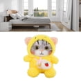 thumbnail image 3 of Jouet en Peluche Chat, Jolie Clochette, Doux, Coloré, Duveteux, Jouet en Peluche Chat pour Enfants, Anniversaire, Rose, 3 of 11
