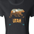thumbnail image 4 of Inktastic Utah Vacation Bear Silhouette Women's T-Shirt, 4 of 5