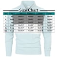 thumbnail image 3 of pstuiky hombres de manga larga, Camisa informal para hombre con media cremallera, color block, cuello alto y mangas largas Tops casuales para hombres l, 3 of 9