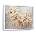 thumbnail image 2 of Designart "Efflorescence Of Geraniums In Minimalism I" Geraniums Floater Framed Wall Art Living Room, 2 of 5