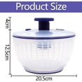 thumbnail image 4 of Salad Spinner, Professional Salad Spinner, Hand Crank Salad Spinner, Classic Salad Spinner, 4 of 4