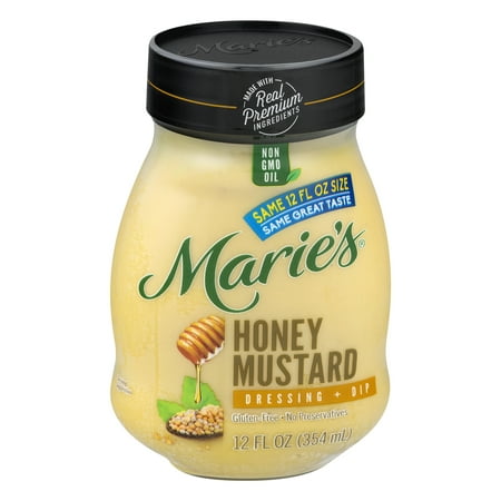 Marie's Dressing + Dip Honey Mustard, 12.0 FL OZ - Walmart.com