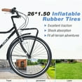 thumbnail image 4 of Aukfa Cruiser Bike, 7 Speed Commute Bike for Adult Men Women,Black, 4 of 5