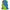 Electric Blue/Neon Green, variant on Grip-N-Rip II Softball Bat Taper