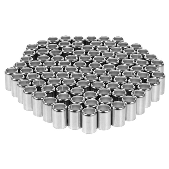 ColoMX 200 casquillos para prensar mangueras hidráulicas: accesorios de compresión de acero inoxidable de 13 mm de diámetro. Manguito de reparación para sistemas de soplete, acetileno e hidráulicos.