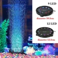 thumbnail image 2 of 9LED/12LED Colourful Aquarium LED Lamp Glow In The Dark Waterproof Oxygen Bubble Light for Fish Tank Accessories Decoration, 2 of 5