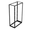 NavePoint 4-Post Adjustable Rack, 37U, 12-24 Threaded, Caster ...