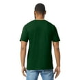thumbnail image 3 of Gildan Men's Softstyle Crew T-Shirt, 100% Ring-Spun Cotton, Modern Classic fit Tee, Forest Green 2XL, 3 of 5