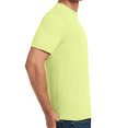 thumbnail image 5 of Hanes High Visibility Safety T-Shirt, Hi Vis Short Sleeves Adult Workwear Tee, Crewneck Safety Green for Men's 6 Pack, Size XL, 5 of 5
