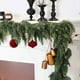 thumbnail image 1 of Simulated Pines Leaf Rattan Artificial Christmas Pines Needle Leaf Rattan Winter Mantel Tabletop Porch Decoration Holiday Wreath Green Christmas Wreath, 1 of 9