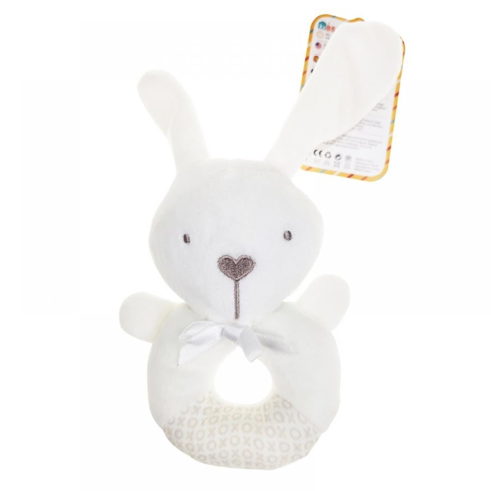 Newborn Baby Toys Cute Soft Sound Animal Handbells Plush Squeeze Gifts 