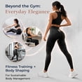 thumbnail image 4 of Carlikeit 2026 Women 3D Cellulite Leggings High Waist Compression Workout Yoga Fitness Breathable Sculpting Leggings Seamless Stretch Active Pants, 4 of 8