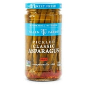 Tillen Farms Spicy Pickled Asparagus, 12 Ounce Jar, Case of 6