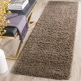 thumbnail image 3 of Safavieh Laguna Shag Collection SGL303D Taupe Square Area Rug, 6 feet 7 inches Square (6'7" Square), 3 of 10