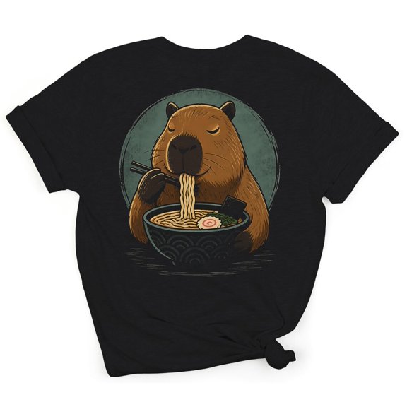 Whimsical Cute Ramen Graphic T-Shirt Size S-5XL