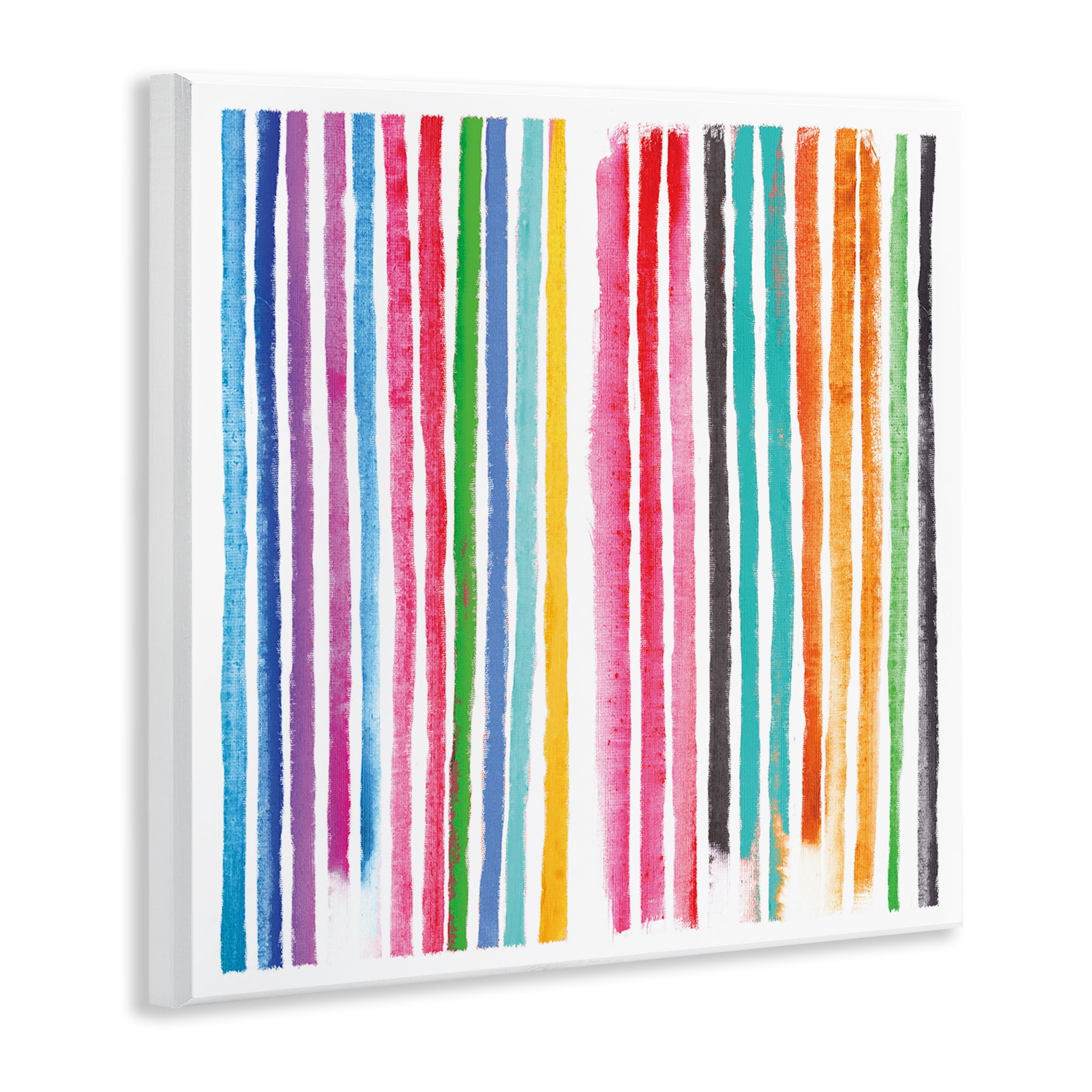 Stupell Industries Colorful Vertical Stripes Wall Plaque Art, design by Amber Sterling