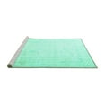 thumbnail image 2 of Ahgly Company Machine Washable Indoor Rectangle Persian Turquoise Blue Traditional Area Rugs, 2' x 4', 2 of 4