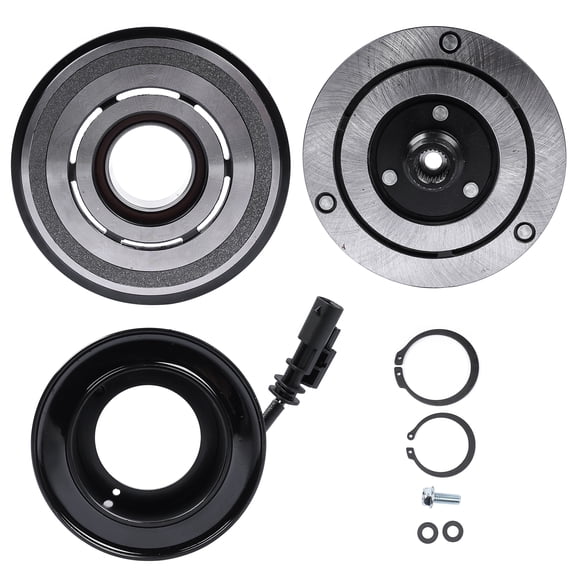 GELUOXI A/C Compressor Clutch Kit for Chevrolet Cruze Eco, LT, LTZ Sedan 1.4L L4 2012-2015 Black