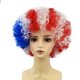 thumbnail image 1 of Peluca color bandera para aficionados al deporte y carnaval, gorra cómoda, tocado reutilizable para el traje de festival, 1 of 5