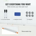 thumbnail image 2 of KFFKFF Whiteboard Calendar, Dimensions 36 x 24 Inches, Wall-Mounted Magnetic Monthly Planner, Comes with 1 Magnetic Eraser, 2 Dry Erase Markers & Detachable Tray, Ideal for Home, School, 2 of 9