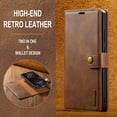 thumbnail image 4 of for Samsung Galaxy S21 Ultra Case Detachable 2 in 1 Wallet Case with RFID Blocking Card Holder, 2 in 1 Removable PU Leather Flip Folio Kickstand Magnetic Clasp Shockproof Phone Cover,Brown, 4 of 8