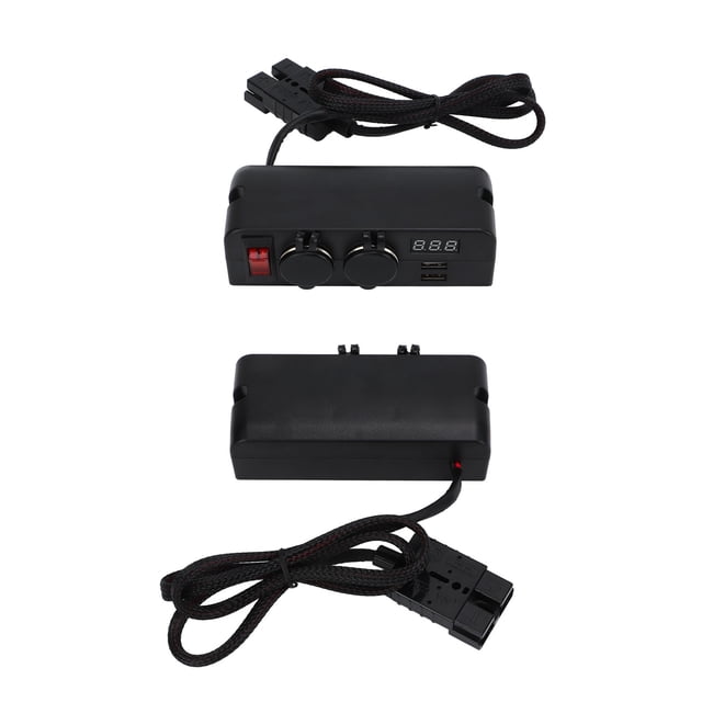 USB Socket Adapter, Voltage Digital Display Stable Performance Heavy Duty Easy Installation 5V 1A Power Supply Battery Adaptor Practical for RVs