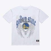 Men's Mitchell & Ness White Golden State Warriors Old English Classic T-Shirt