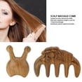 thumbnail image 3 of Scalp Massage Comb, Y Shape Nose Scraper Sandalwood Lightweight Multifunctional Compact Size  For Stress And Fatigue Relief, 3 of 8