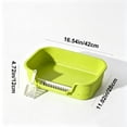 thumbnail image 3 of Semi Enclosed Cat Litter Box with High Sides, Low Entry Large Capacity Ventilate Odor Box for Indoor Cats, Senior Cats & Kittens, Easy Clean & Anti-Splashing Pet Potty 16.54''LX11.02''WX4.72''H, 3 of 7