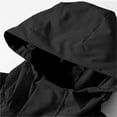 thumbnail image 2 of WTOBBY Women's Lightweight Waterproof Windbreaker, Hooded Outdoor Jacket, Wind and Rain Resistant Shell, Long Sleeve Activewear Coat, Perfect for Hiking and Travel,Black L, 2 of 4