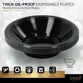 thumbnail image 3 of SparkSettings Plastic Bowls Disposable, Black Plastic Cereal Bowls, 12 Oz Small Plastic Bowls for Serving Popcorn, Soup, Salad, Party Supplies, Pack of 20, 3 of 6