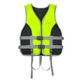 thumbnail image 1 of DYNWAVECA Adult Life Vest Sturdy Life Jacket for Rafting Paddle Water Sport Activities green L, 1 of 10