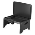 thumbnail image 6 of FRCOLOR Portable Folding Lap Desk Laptop Desk Travel Bed Table Tray Breakfast Writing Serving Tray Reading Bed Table For Couch Sofa Floor Adults Black, 6 of 8