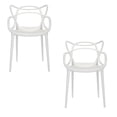 thumbnail image 1 of Wixon Chaise de Salle à Manger Confortable en Polypropylène durable, Blanc, 1 of 5