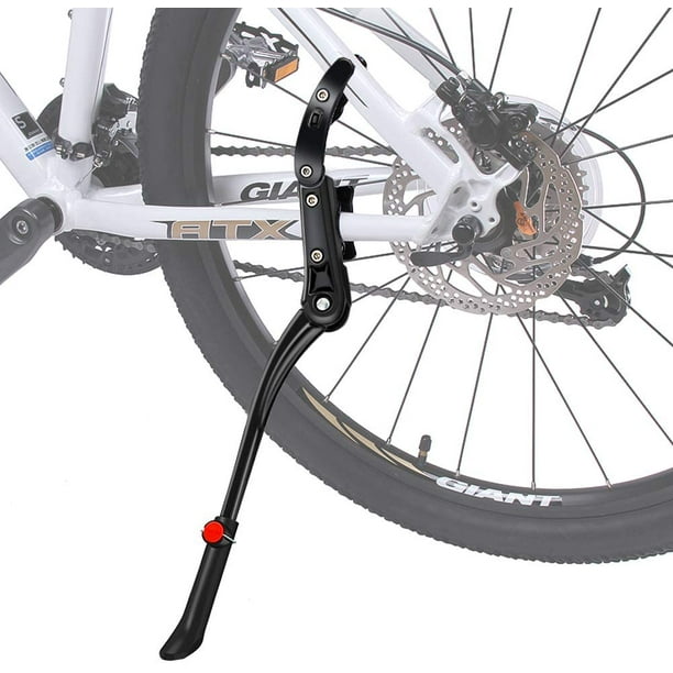 Support de vélo 24-29 pouces, réglable en hauteur, béquille latérale  antidérapante