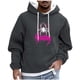 thumbnail image 2 of Sudadera con capucha para hombre, informal, a la moda, con estampado, con cordón, de manga larga, de poliéster, 2 of 5