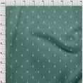 thumbnail image 4 of oneOone Georgette Viscose Dark Teal Green Fabric Block Sewing Fabric By The Yard Printed Diy Clothing Sewing Supplies 42 Inch Wide, 4 of 4