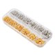 thumbnail image 3 of Kit de cierres de aleación Advancent 1284 Piezas Accesorios para herramientas de búsqueda Color: blanco y dorado, 3 of 6