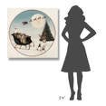 thumbnail image 4 of Global Gallery's 'Merry Lil Sleigh' by David Carter Brown Stretched Canvas Wall Art, 4 of 4