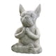 thumbnail image 1 of Estatua de jardín de Bulldog Francés, artesanías de resina para meditación al aire libre, recuerdos para perros, figuras de perros brillar  Electrónica, 1 of 5