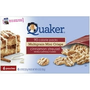Quaker Mini Delight Cinnamon Streusel Rice Snacks, 4.2 oz