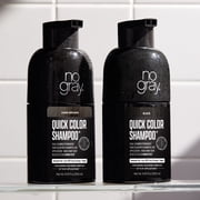 No Gray Quick Permanent Hair Color Shampoo, Black, 8.45 fl. oz