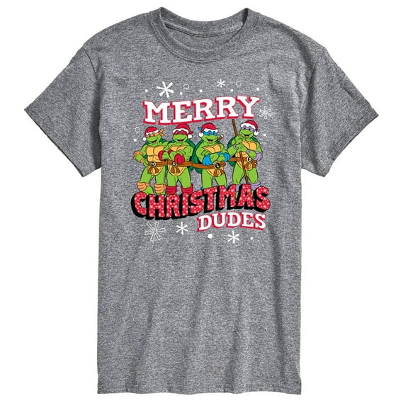 Teenage Muntant Ninja Turtles - Merry Christmas Dude - Men's Short Sleeve Graphic T-Shirt