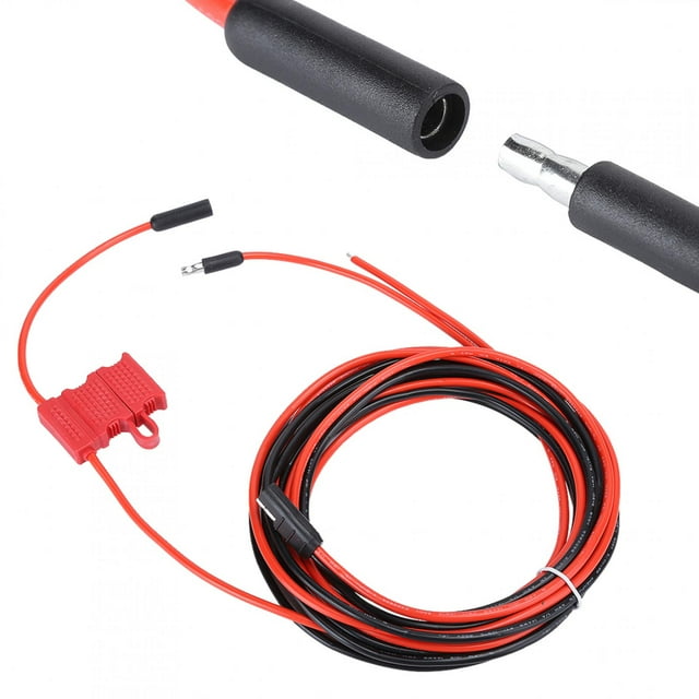 Ligne d'Alimentation à Fusible Intégré pour Station Embarquée, Câble de Fabrication Professionnel, pour Installation Mobile,