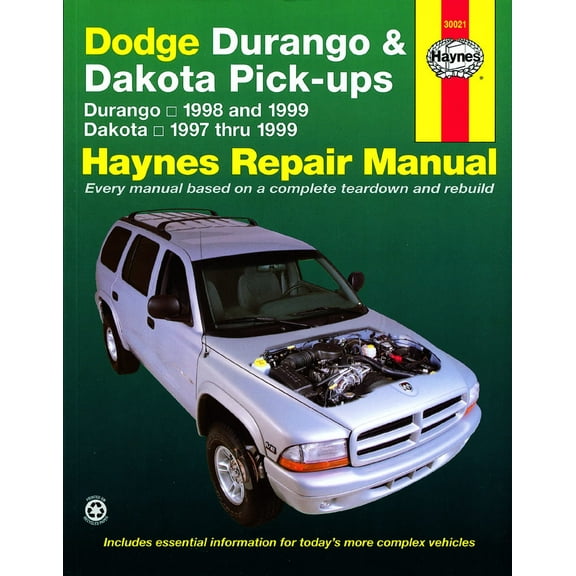 Dodge Durango (98-99) & Dakota (97-99) Haynes Repair Manual ^