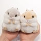thumbnail image 1 of Lindo llavero de peluche con forma de hámster, llavero con forma de animal de peluche, colgante para bolso, 1 of 10