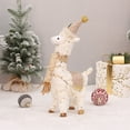 thumbnail image 2 of WEGFTDUOP Christmas Llama Decorations Desktop Ornaments Store Window Scene Decoration Holiday Props Dress Up, 2 of 6