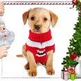 thumbnail image 3 of Abrigo para perros pequeños BRI Suéter navideño Rojo Verde Tamaño M, 3 of 5