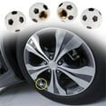thumbnail image 6 of 4x Soccer Ball Shape Car Tire Valve Stem Cap Air Covers Car/Truck/Bike Universal, 6 of 6