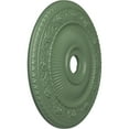thumbnail image 3 of Ekena Millwork 24 1/4"OD x 3 7/8"ID x 2"P Logan Ceiling Medallion (Fits Canopies up to 6 1/8"), Hand-Painted Athenian Green, 3 of 7